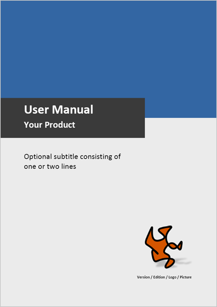 Template for User Manuals – Sample Pages | Examples