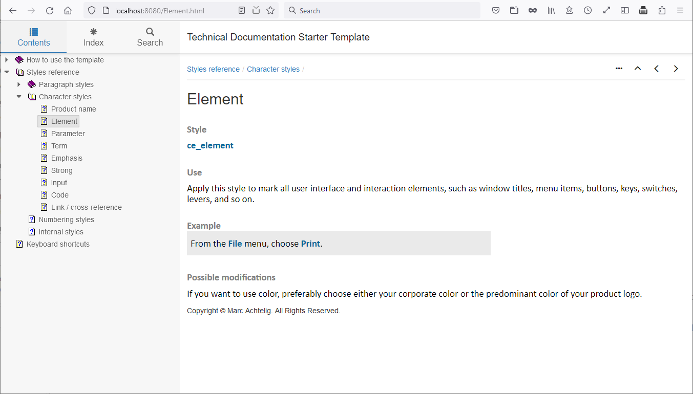 Sample: Online conversion