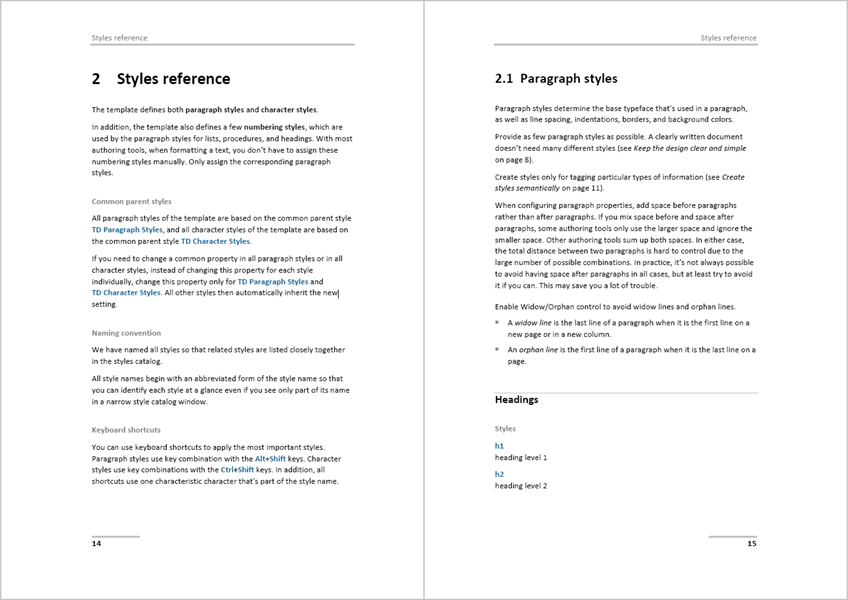 Sample: Headings