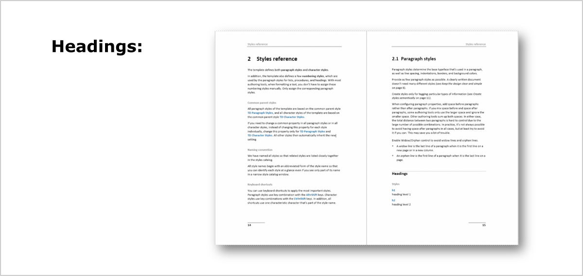 Technical Documentation Template: Headings
